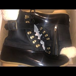 Sperry Shearwater Buckle Black Boot